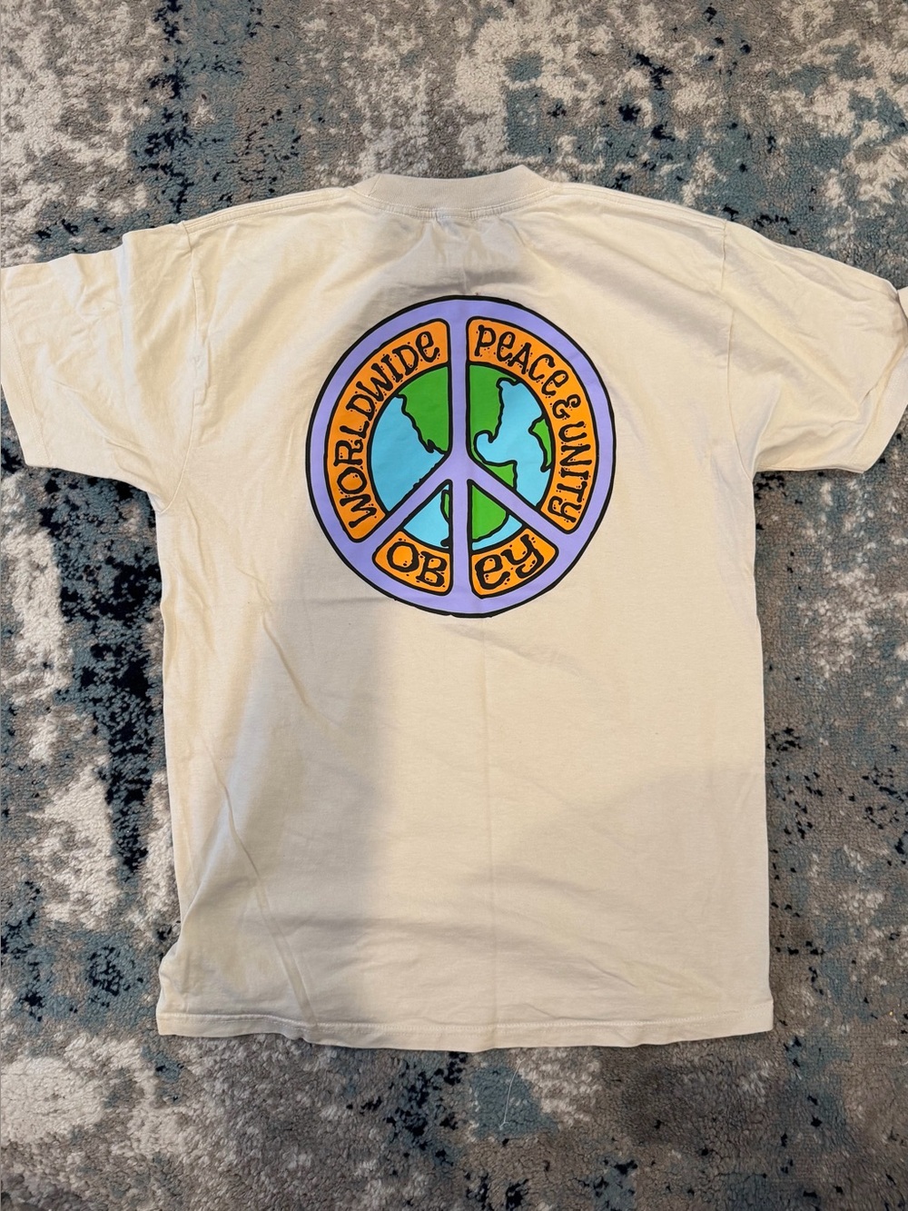 OBEY Worldwide Peace & Unity Unisex Graphic T-Shirt - Men’s M